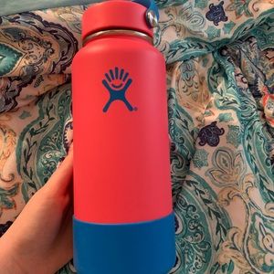 pink and blue hydro flask